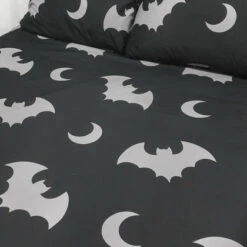 Brand new ๐งจ HELLS BLANKETS Bats Creature Of The Night | KING QUILT SET* โค๏ธ