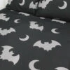 Deals 🧨 HELLS BLANKETS Bats Creature Of The Night | QUEEN QUILT SET ⭐