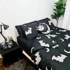 Deals 🧨 HELLS BLANKETS Bats Creature Of The Night | QUEEN QUILT SET ⭐ -Deals Goth Store 20210708 185601 93a3574e b2e1 434a a740 4b5f44a68863 700x700