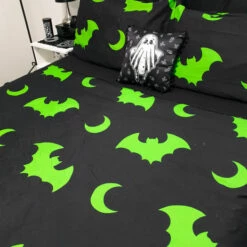 Budget 😀 HELLS BLANKETS Bats Creature Of The Night [Toxic] | QUEEN QUILT SET* 🔔 -Deals Goth Store 20210830 193156 1df1c37e 19d3 495c 8fc8 672a5f1fbc1c 700x700