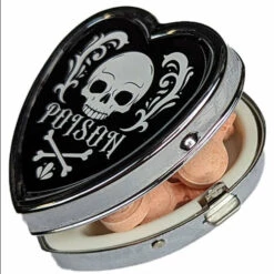 Promo ✔️ BESERK CLOTHING Gothic Homewares Poison | PILL BOX 🛒 -Deals Goth Store Beserk Poison Pill Box 3 817e4f88 59b5 4eac 8dc9 7320efaf8837 700x700