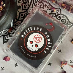 Cheap 🛒 HELLFIRE CANDLES Gothic Homewares Black Magick | MELTS 🌟