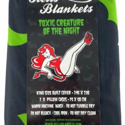 Promo 😀 HELLS BLANKETS Bats Creature Of The Night [Toxic] | KING QUILT SET* 🧨 -Deals Goth Store Hells Blankets Creature of the Night Toxic 02 47000d27 a1a6 4ef9 ab12 42bea1ef129d 700x700