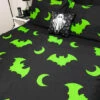 Budget 💯 HELLS BLANKETS Bats Creature Of The Night [Toxic] | SUPER KING QUILT SET** ⌛