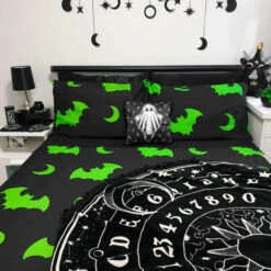 Budget 😀 HELLS BLANKETS Bats Creature Of The Night [Toxic] | QUEEN QUILT SET* 🔔 -Deals Goth Store Hells Blankets Creatureofthenight 08 a864040f 764a 4f89 a06a ec69cd733611 700x700