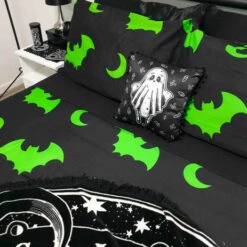 Budget 💯 HELLS BLANKETS Bats Creature Of The Night [Toxic] | SUPER KING QUILT SET** ⌛ -Deals Goth Store Hells Blankets Creatureofthenight 12 c2bbc92a 447e 4249 a60b 03f41747922a 700x700