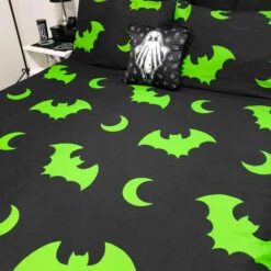 Budget 💯 HELLS BLANKETS Bats Creature Of The Night [Toxic] | SUPER KING QUILT SET** ⌛ -Deals Goth Store Hells Blankets Creatureofthenight 18 23180acb 0456 4054 9f7b 09a1ae03ee2c 700x700