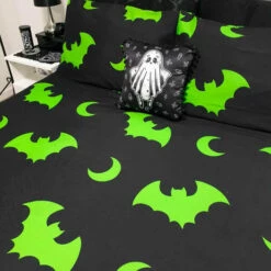 Budget 💯 HELLS BLANKETS Bats Creature Of The Night [Toxic] | SUPER KING QUILT SET** ⌛ -Deals Goth Store Hells Blankets Creatureofthenight 19 5b9ddfb3 a5a0 46ed 8923 503c44492088 700x700