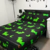 Promo 😀 HELLS BLANKETS Bats Creature Of The Night [Toxic] | KING QUILT SET* 🧨
