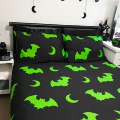 Budget 💯 HELLS BLANKETS Bats Creature Of The Night [Toxic] | SUPER KING QUILT SET** ⌛ -Deals Goth Store Hells Blankets Creatureofthenight 23 4a9818a2 45c8 4d26 9c6c 12aef356ff16 700x700