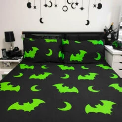 Promo 😀 HELLS BLANKETS Bats Creature Of The Night [Toxic] | KING QUILT SET* 🧨 -Deals Goth Store Hells Blankets Creatureofthenight 24 6c3c5b92 90d2 476d abb3 09312f4a78b7 700x700