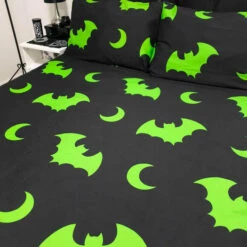 Budget 💯 HELLS BLANKETS Bats Creature Of The Night [Toxic] | SUPER KING QUILT SET** ⌛ -Deals Goth Store Hells Blankets Creatureofthenight 31 3d23ca52 26dc 4642 9258 26ff711f17bc 700x700