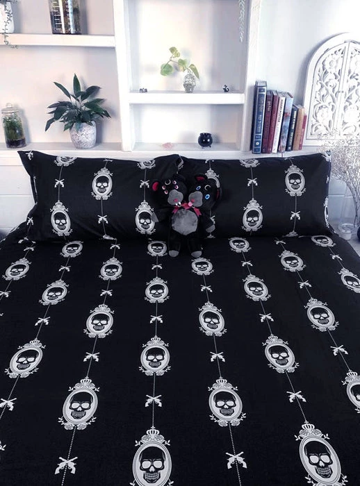 New 😀 HELLS BLANKETS Gothic Homewares Eternal Nightmare | KING QUILT SET ⌛ 3 New 😀 HELLS BLANKETS Gothic Homewares Eternal Nightmare | KING QUILT SET ⌛ - Image 3