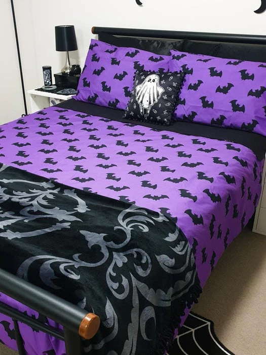Best deal ๐ HELLS BLANKETS Twilight Bats | QUEEN QUILT SET ๐คฉ 3 Best deal ๐ HELLS BLANKETS Twilight Bats | QUEEN QUILT SET ๐คฉ - Image 3