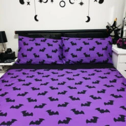 Outlet ❤️ HELLS BLANKETS Twilight Bats | KING QUILT SET* 🥰 -Deals Goth Store Hells Blankets Twilight Bats 0 19 3af65499 bce9 4f5c 96e3 f041fdddc008 700x700