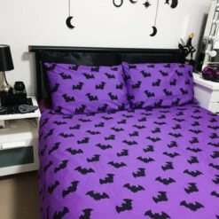 Outlet ❤️ HELLS BLANKETS Twilight Bats | KING QUILT SET* 🥰 -Deals Goth Store Hells Blankets Twilight Bats 0 27 6b87a23d 96d9 4fa6 bf38 f661431e331d 700x700