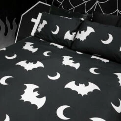 Deals 🧨 HELLS BLANKETS Bats Creature Of The Night | QUEEN QUILT SET ⭐ -Deals Goth Store Hells Blankets creature of the night Quilt Edit 18e84db7 8165 4146 8230 8d4724289e5c 700x700