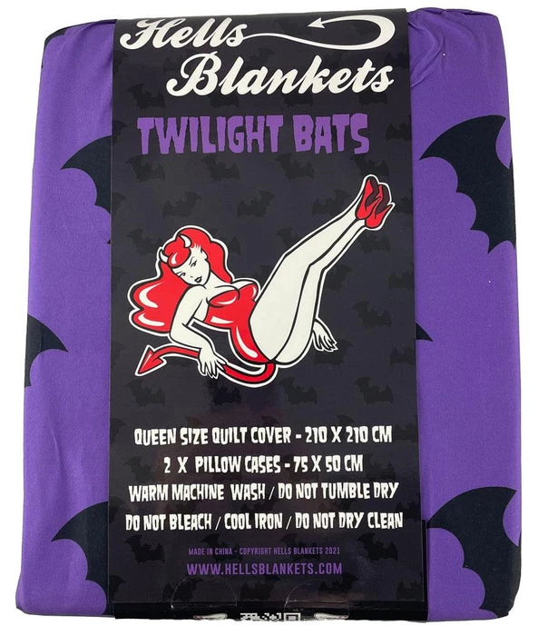 Best deal ๐ HELLS BLANKETS Twilight Bats | QUEEN QUILT SET ๐คฉ 12 Best deal ๐ HELLS BLANKETS Twilight Bats | QUEEN QUILT SET ๐คฉ - Image 12