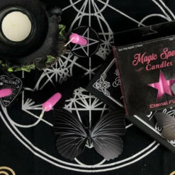 New 🥰 MAGIC SPELL CANDLES Gothic Homewares Eternal Flame [Pink] | SPELL CANDLE 👏 -Deals Goth Store IMG 0774 2 700x700