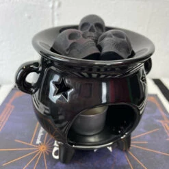 Cheapest 🤩 THE BLACKENED TEETH Gothic Homewares Skull [Charcoal Black] | SCENTED WAX MELTS ⭐ -Deals Goth Store IMG 5881 d028536a bec1 4a18 b88c 3fca7f04d0c3 700x700