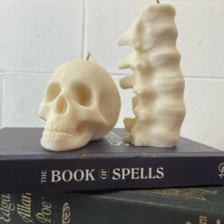Wholesale 🔥 THE BLACKENED TEETH Gothic Homewares Spine [Ivory] | SCENTED CANDLE 🎁 -Deals Goth Store IMG 5905 124567ea d369 4060 a9f9 e78059209555 700x700