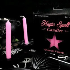 New 🥰 MAGIC SPELL CANDLES Gothic Homewares Eternal Flame [Pink] | SPELL CANDLE 👏 -Deals Goth Store Pink 700x700