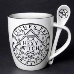 Cheapest 😉 ALCHEMY GOTHIC Gothic Homewares Hexy Witch | MUG AND SPOON SET* ⭐ -Deals Goth Store alchemy gothic hexy witch mug and spoon set 1 5023ea81 af27 48c3 bbfe e8002f092b28 700x700