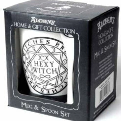 Cheapest 😉 ALCHEMY GOTHIC Gothic Homewares Hexy Witch | MUG AND SPOON SET* ⭐ -Deals Goth Store alchemy gothic hexy witch mug and spoon set 2 8de1bf28 c3c1 4b9b 9da4 152cfc529d0d 700x700