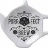 Buy 👏 ALCHEMY GOTHIC Gothic Homewares Purrfect Brew | TEABAG DISH 🎁