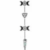 Wholesale ⌛ ALCHEMY GOTHIC Gothic Homewares Triple Moon | HANGING DECORATION 🌟