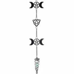 Wholesale ⌛ ALCHEMY GOTHIC Gothic Homewares Triple Moon | HANGING DECORATION 🌟