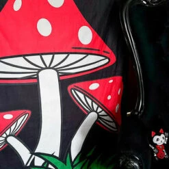 Promo ✔️ BESERK CRYPT Gothic Homewares Mushroom | TAPESTRY BLANKET 😍