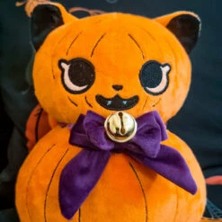 Budget 🛒 BESERK CLOTHING Cats Jack-O-Kitty | PUMPKIN PLUSH 😀 -Deals Goth Store beserk jack o kitty pumpkin plush 01 700x700