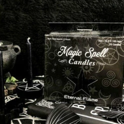 Buy 🎁 MAGIC SPELL CANDLES Gothic Homewares Eternal Flame [Black] | SPELL CANDLE 🛒 -Deals Goth Store black2 700x700