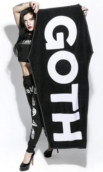 Flash Sale βοΈ BLACKCRAFT Gothic Homewares Goth | COFFIN TOWEL* π 1 Flash Sale βοΈ BLACKCRAFT Gothic Homewares Goth | COFFIN TOWEL* π