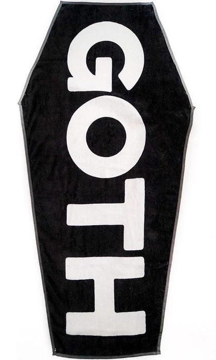 Flash Sale βοΈ BLACKCRAFT Gothic Homewares Goth | COFFIN TOWEL* π 2 Flash Sale βοΈ BLACKCRAFT Gothic Homewares Goth | COFFIN TOWEL* π - Image 2