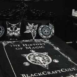 Best Pirce 🔔 BLACKCRAFT Gothic Homewares History Of Magic | THROW BLANKET* 🎉