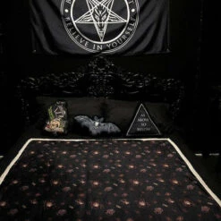 Coupon ⌛ BLACKCRAFT Gothic Homewares Ladycraft Sherpa | BLANKET* ✔️