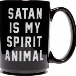 Deals 🧨 BLACKCRAFT Gothic Homewares Satan Is My Spirit | ANIMAL MUG* 👍