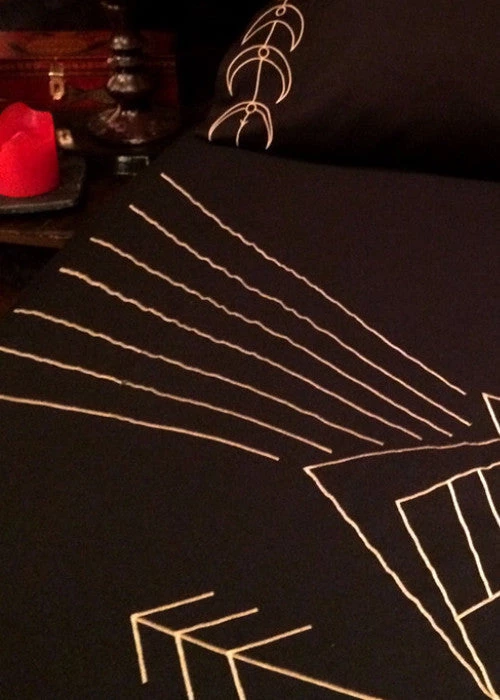 Buy 👏 SIN IN LINEN Gothic Homewares Moon Phase | KING DUVET COVER 🎉 3 Buy 👏 SIN IN LINEN Gothic Homewares Moon Phase | KING DUVET COVER 🎉 - Image 3