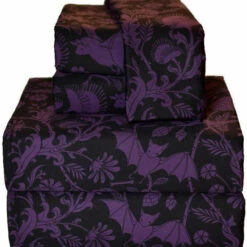 Discount 👍 SIN IN LINEN Bats Elysian Fields [Purple] | FULL/DOUBLE SHEET SET 🥰 -Deals Goth Store elysian fields purple king sheet set 7 a46d2bea a3fc 47d1 917c 91e9a6ea63dd 700x700
