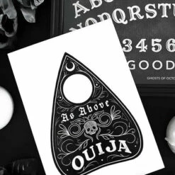 Cheap 🧨 GHOSTS OF OCTOBER Gothic Homewares As Above Gothic Planchette [A5] | PRINT 🌟 -Deals Goth Store ghosts of october as above gothic planchette a5 print 4 e9efdfbb 2475 4668 baa4 4b82e965a516 700x700