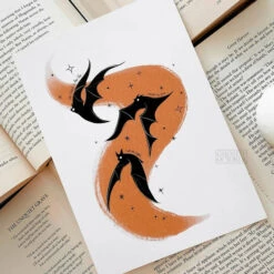 Wholesale 🔥 GHOSTS OF OCTOBER Bats Carpe Noctem [A5] | PRINT 🛒 -Deals Goth Store ghosts of october carpe noctem a5 print 3 5147aafa ca7a 4d2f 91e0 599f40bcb7a3 700x700