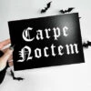 Outlet 😀 GHOSTS OF OCTOBER Gothic Homewares Carpe Noctem Gothic [A5] | PRINT 👍