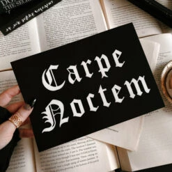 Outlet 😀 GHOSTS OF OCTOBER Gothic Homewares Carpe Noctem Gothic [A5] | PRINT 👍 -Deals Goth Store ghosts of october carpe noctem gothic 03 66ee8eb3 5f52 4dd9 86d3 be49c5fcd76c 700x700