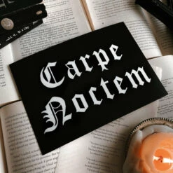 Outlet 😀 GHOSTS OF OCTOBER Gothic Homewares Carpe Noctem Gothic [A5] | PRINT 👍 -Deals Goth Store ghosts of october carpe noctem gothic 04 da673a57 41c6 48e3 8e91 d47973e36240 700x700