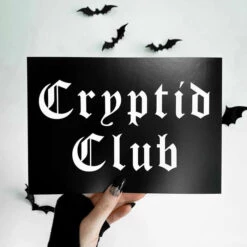 Top 10 🤩 GHOSTS OF OCTOBER Gothic Homewares Cryptid Club [A5] | PRINT 👏