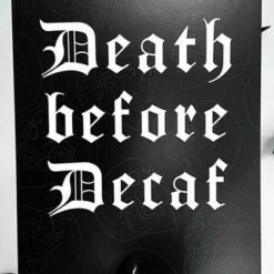 Flash Sale ⭐ GHOSTS OF OCTOBER Gothic Homewares Death Before Decaf [A5] | PRINT 🔥 -Deals Goth Store ghosts of october death before decaf 02 7d37f2d7 00c0 43b9 bc53 ba5d68ae1dc5 700x700