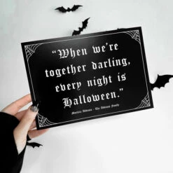 Budget 👏 GHOSTS OF OCTOBER Gothic Homewares Every Night Is 🧛 Halloween [A5] | PRINT 🤩 -Deals Goth Store ghosts of october every night is halloween a5 print 1 b48ab68e d603 4c74 b332 c20561a4d3df 700x700