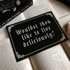 Coupon ❤️ GHOSTS OF OCTOBER Gothic Homewares Live Deliciously [A5] | PRINT 💯 -Deals Goth Store ghosts of october live deliciously a5 print 3 4c1899ff 120a 482b a34d 8da1bd38e8fd 700x700